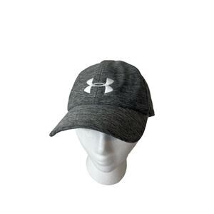 Under Armour Women's One Size Adjustable Baseball‎ Hat Gray Sporty Minimalist